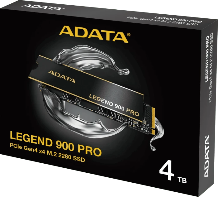 ADATA LEGEND 900 PRO 4TB, M.2 2280 / M-Key / PCIe 4.0 x4, Kühlkörper