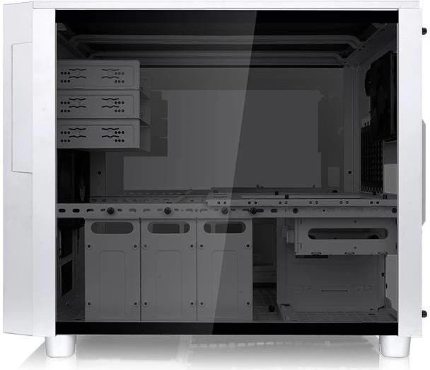 Thermaltake Core X5 Tempered Glass Snow Edition weiß, Glasfenster