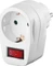 Wentronic Goobay Steckdosenadapter mit Schalter, 1-fach, weiß Vorschaubild