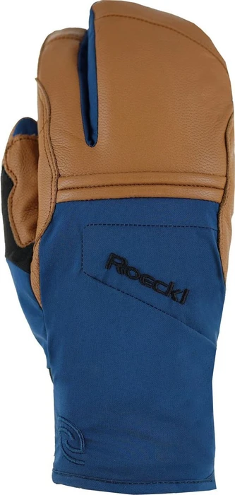 Roeckl Moiry GTX Skihandschuhe alpine blue/cashew