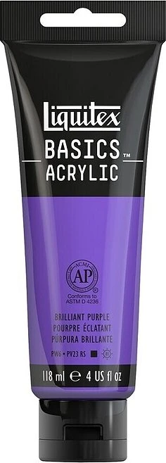 Liquitex Basics Acrylic brilliant purple, 118ml