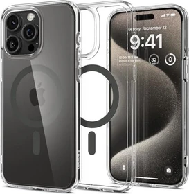 Spigen Ultra Hybrid (MagFit) für Apple iPhone 15 Pro Max Graphite