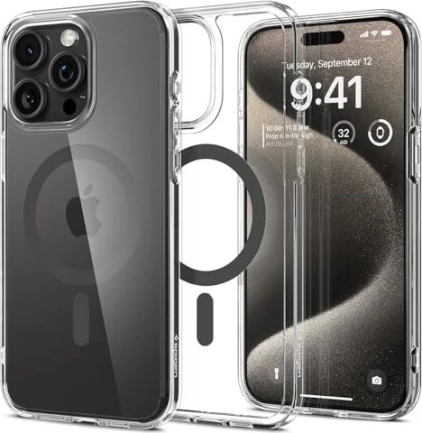 Spigen Ultra Hybrid (MagFit) für Apple iPhone 15 Pro Max Graphite