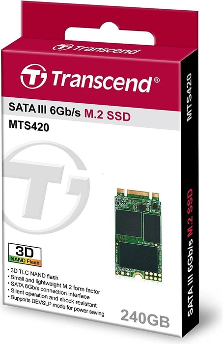 Transcend MTS420 SSD 240GB, M.2 2242 / B-M-Key / SATA 6Gb/s
