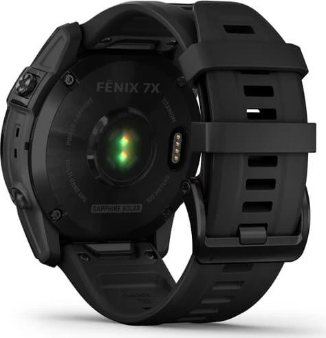 Garmin Fenix 7X Sapphire Solar black dlc titanium/black