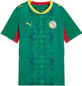 Puma FIFA WM 2026 Senegal Auswärtstrikot kurzarm wild green/puma red (Junior)
