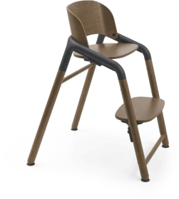 Bugaboo Giraffe Hochstuhl warmes Holz/grau