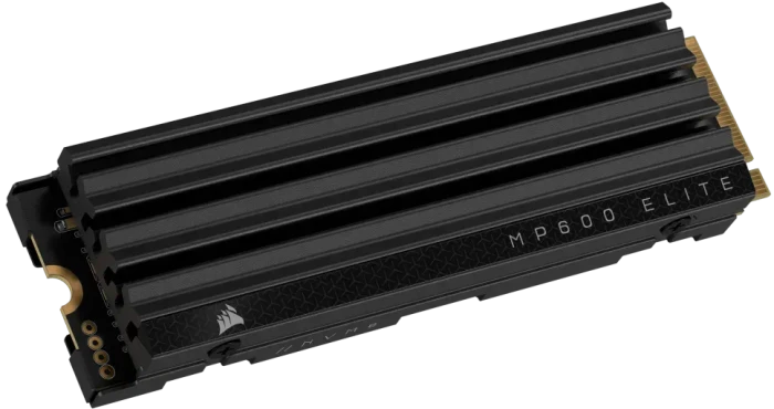 Corsair Force Series MP600 Elite 2TB, M.2 2280 / M-Key / PCIe 4.0 x4, Kühlkörper