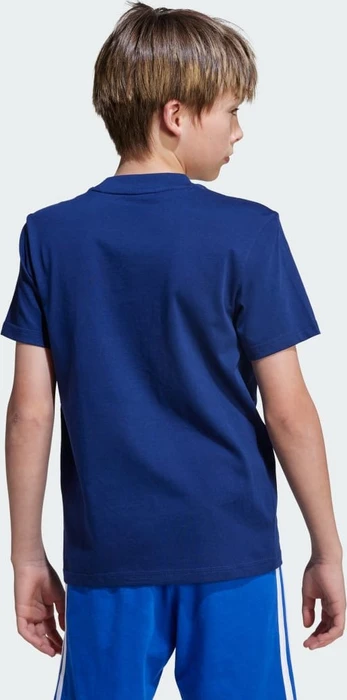 adidas Essentials T-Shirt kurzarm dark blue/pure teal/halo mint (Junior)