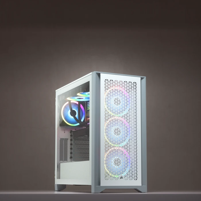 Corsair 4000D Airflow, weiß, Glasfenster