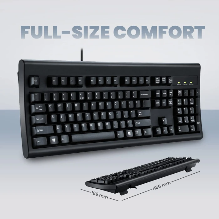 Perixx Periboard-106B, schwarz, USB, US