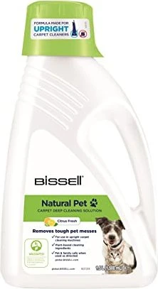 Bissell Natural Pet - Natürliches Tiefenreinigungsmittel für Teppichböden, 1.5l