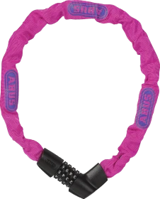 ABUS Tresor 1385/75 Kettenschloss, Zahlenkombination neon pink