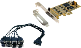 Exsys 8x seriell, PCIe 2.0 x1 (EX-45368)