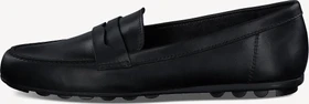 Tamaris Ledermoccassin schwarz (Damen)