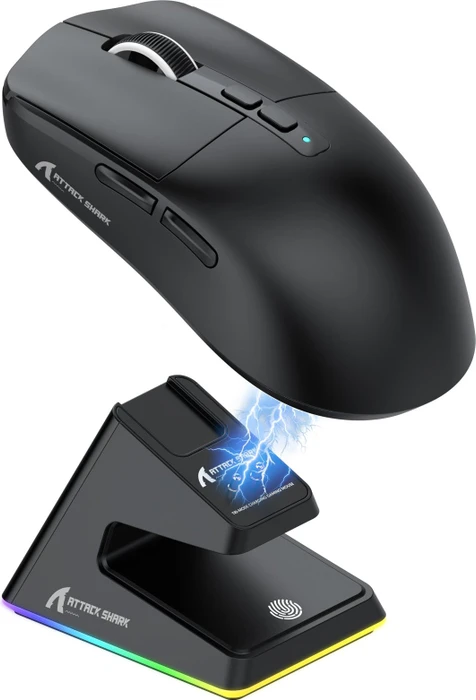 Attack Shark X6 Wireless Gaming Mouse schwarz, USB/Bluetooth