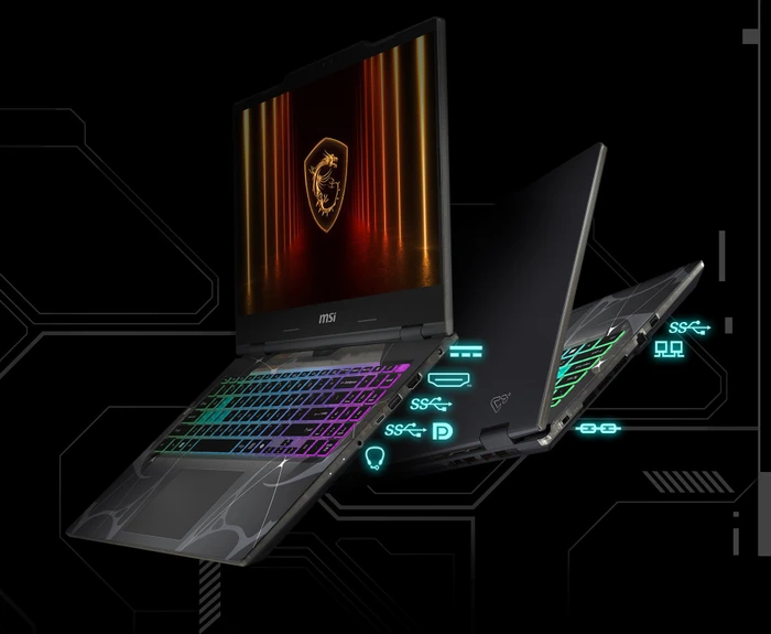 MSI Cyborg A15 AI B2HWGKG-088, Ryzen 7 260, 32GB RAM, 1TB SSD, GeForce RTX 5070, DE