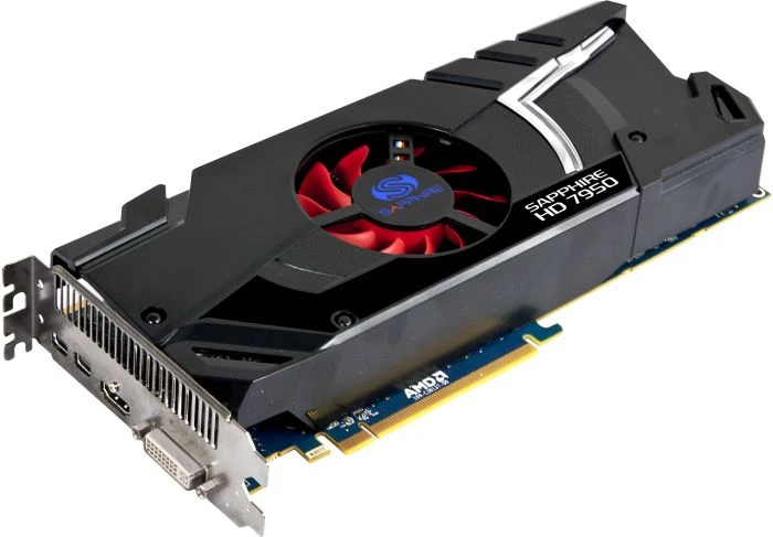 Sapphire Radeon HD 7950 Single Fan, 3GB GDDR5, DVI, HDMI, 2x mDP, full retail