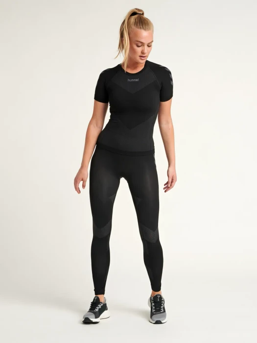 hummel Seamless Jersey Funktionsshirt kurzarm schwarz (Damen)