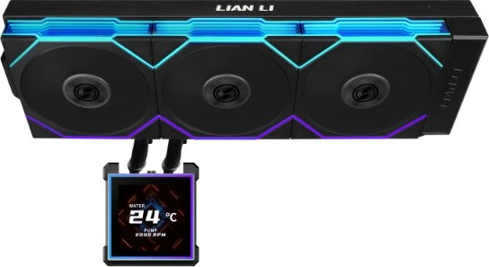 Lian Li HydroShift II LCD-S 360TL, schwarz