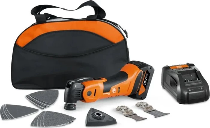 Fein MultiMaster AMM 700 Max Akku-Multifunktionswerkzeug inkl. Tasche + Akku 4.0Ah + Zubehör