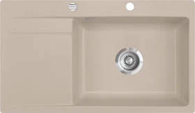 systemceram Stema 86 SL F Einbau Becken rechts mit Ablauffernbedienung fango