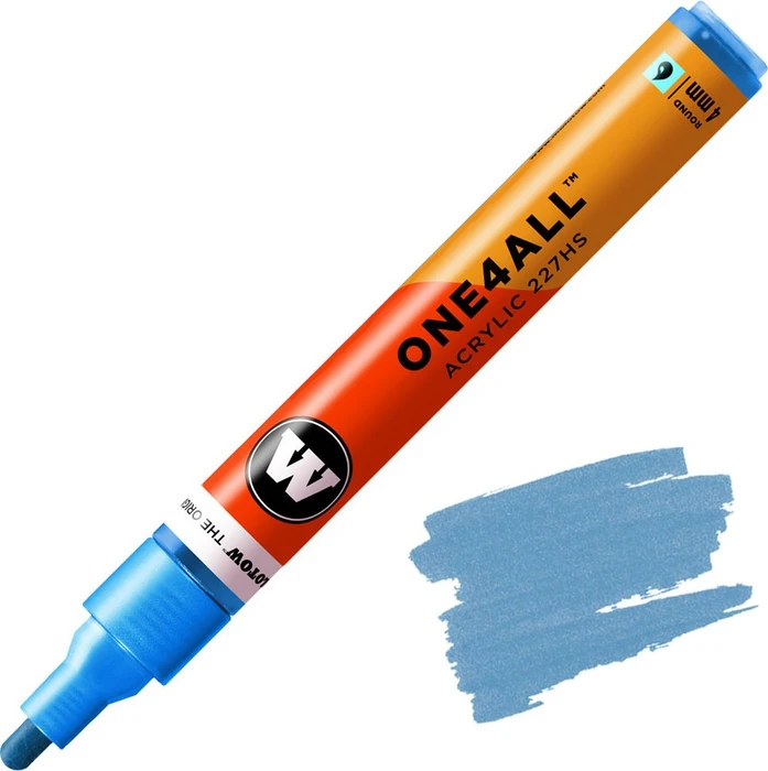 Molotow ONE4ALL 227HS 4mm Acrylmarker blau metallic