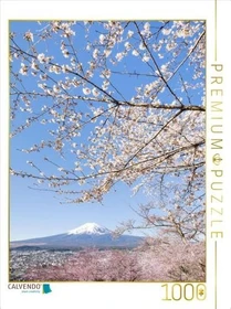 Calvendo Charmanter Blick auf den Fuji bei Kirschblüte