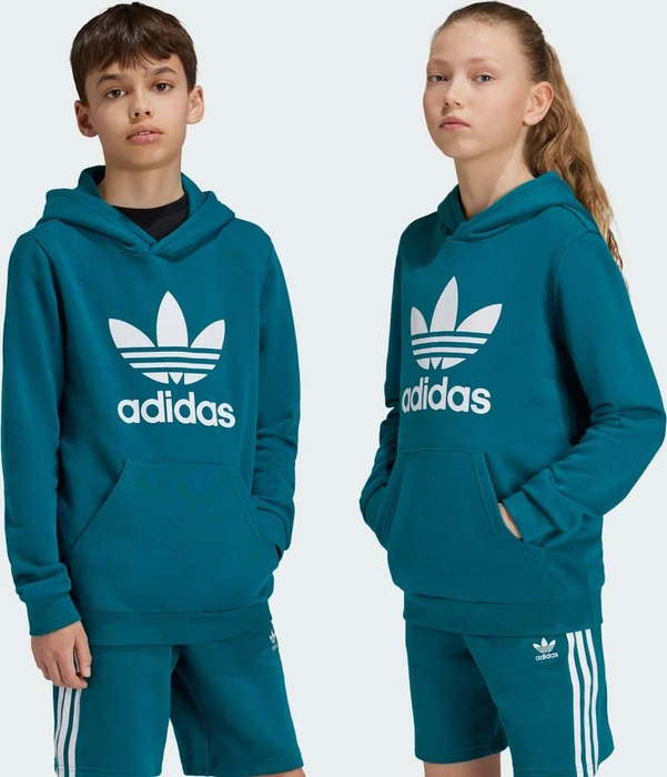 adidas Trefoil Hoodie legacy teal (Junior)