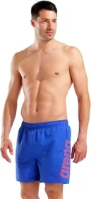 Arena Fundamentals Logo R Badeshorts neon blue/team orange (Herren)