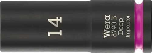 Wera 8790 B Impaktor Deep Außensechskant Steckschlüssel 3/8", 14x63mm