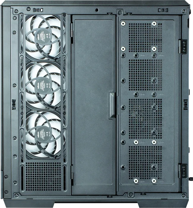 Zalman P50 DS Black, Glasfenster