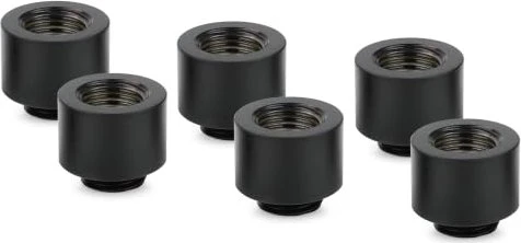 Thermal Grizzly DeltaMate Extender MF14, Verlängerung, G1/4", schwarz, 6er-Pack