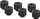 Thermal Grizzly DeltaMate Extender MF14, Verlängerung, G1/4", schwarz, 6er-Pack (TG-DM-FIT-6007)
