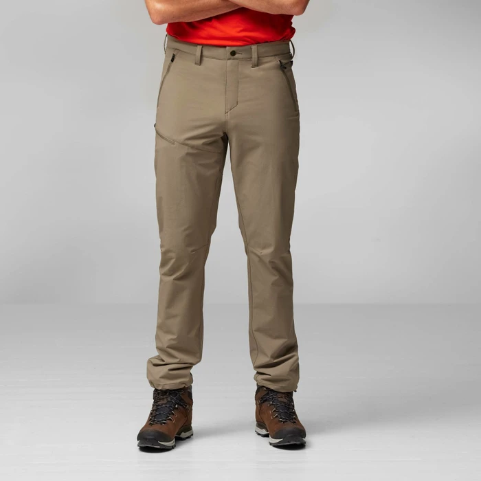 Fjällräven Abisko Trail Stretch Hose lang suede brown (Herren)
