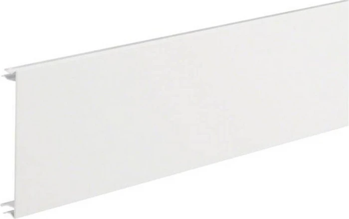 Hager Brüstungskanal-Oberteil zu BRA mit Oberteilbreite 120mm aus Aluminium verkehrsweiß