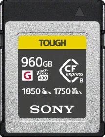 Sony TOUGH CEB-G Series R1850/W1750 CFexpress 2.0 Type B 960GB