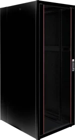 Roline / Secomp Basic 19" Netzwerkschrank 42HE, montiert, Glastür, IP20, RAL 9005, 1000mm tief