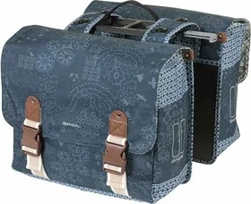 Basil Boheme MIK Doppeltasche Gepäcktasche blau