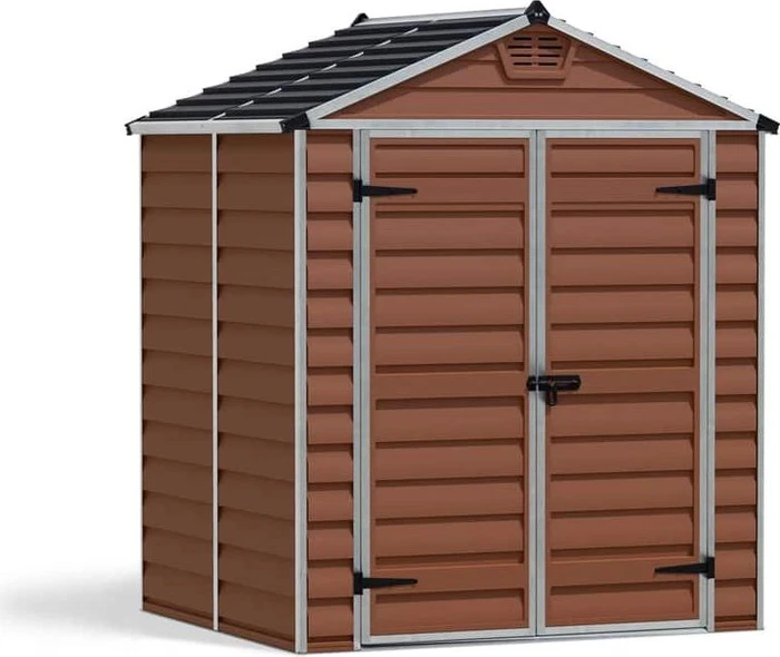 Palram Canopia Skylight 6x5 Gerätehaus bernstein