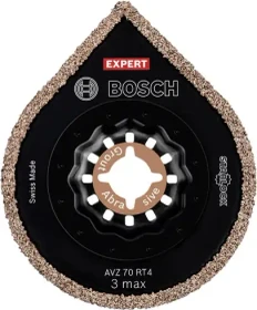 Bosch Professional EXPERT AVZ 70 RT4 3 max Schleifplatte für Multischleifer, 10 Stück