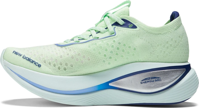 New Balance FuelCell SuperComp Trainer vibrant spring glo/light surf/vibrant violet (Damen)