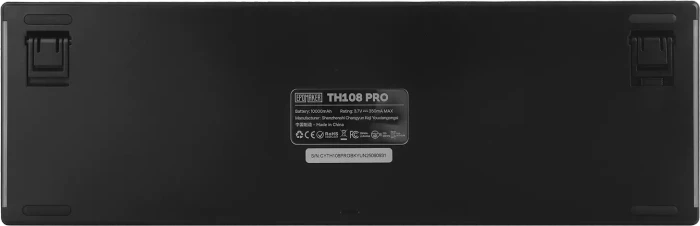Epomaker TH108 Pro Wireless, Black, LEDs RGB, hot-swap, Epomaker Creamy Jade, USB/Bluetooth, DE