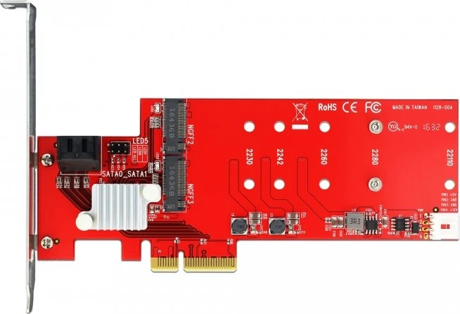 DeLOCK PCIe -> M.2 SATA, PCIe -> SATA