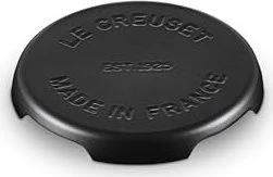 Le Creuset Gusseisen Topfuntersetzer Signature 20cm schwarz matt
