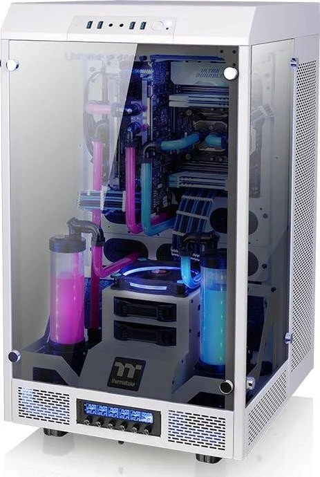 Thermaltake The Tower 900 Snow Edition, weiß, Glasfenster