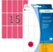 Herma Vielzwecketiketten, 20x50mm, pink, 24 Blatt (360 Etiketten) Vorschaubild