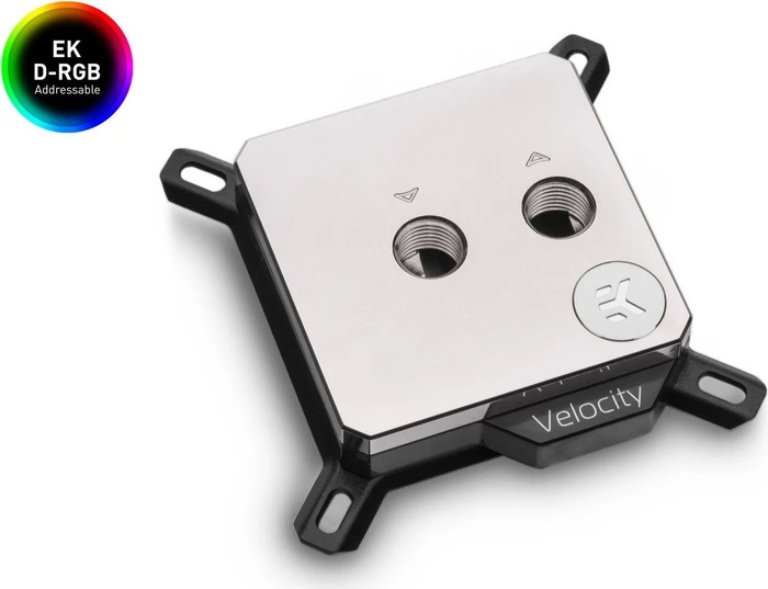 EK Water Blocks Quantum Line EK-Quantum Velocity D-RGB, Full Nickel