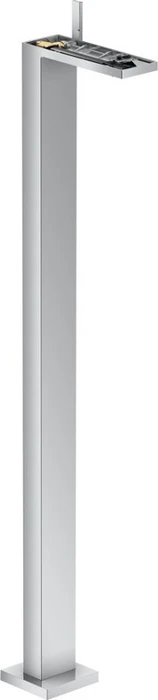 Hansgrohe Axor MyEdition Waschbeckenarmatur bodenstehend mit Push-Open Ablaufgarnitur ohne Platte chrom