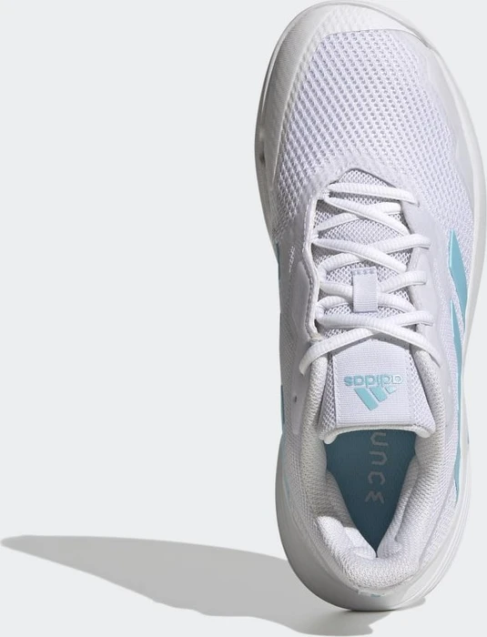 adidas CourtJam Control cloud white/bliss blue